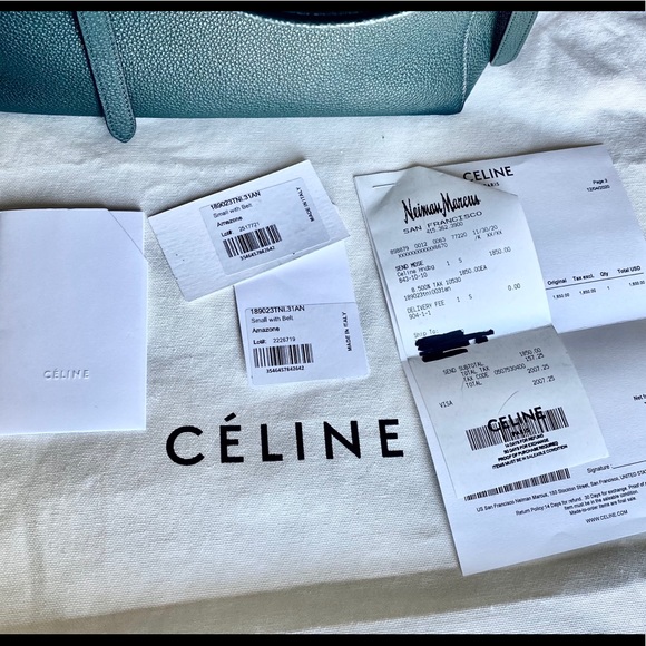 SOLD Celine Small Cabas Phantom Tote Amazone NEW - Picture 12 of 13